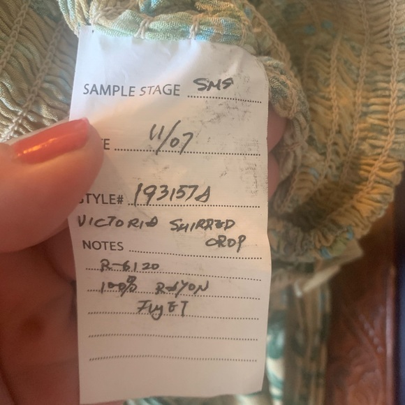 NWOT sample Spell blouse small - Picture 4 of 5